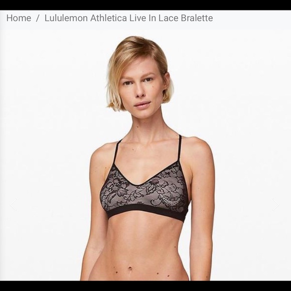 lululemon athletica Other - NWT Live In Lace Bralette lululemon